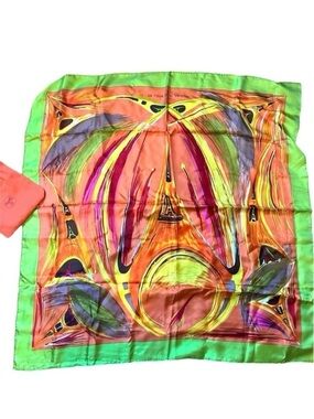 Hermes La Tour Eiffel S’Envole Silk Printed Scarf With Bag New